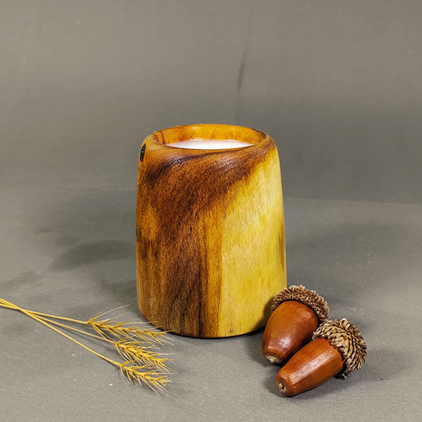 شمع چوبی در سایز بندی متنوع